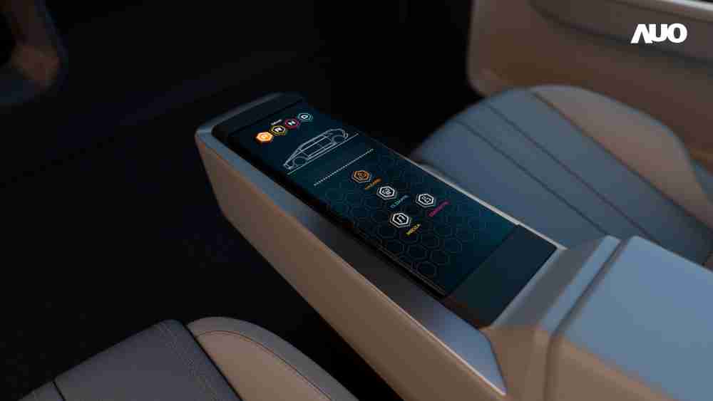 壹号平台以人性化设计打造多变形态中控显示(Morphing Center Control)，，，不使用时仅平面显示信息，，，进行操作时，，，显示器则会动态隆起，，，转变成3D实体按钮，，，，并有触觉回馈，，，，展示人机互动新体验