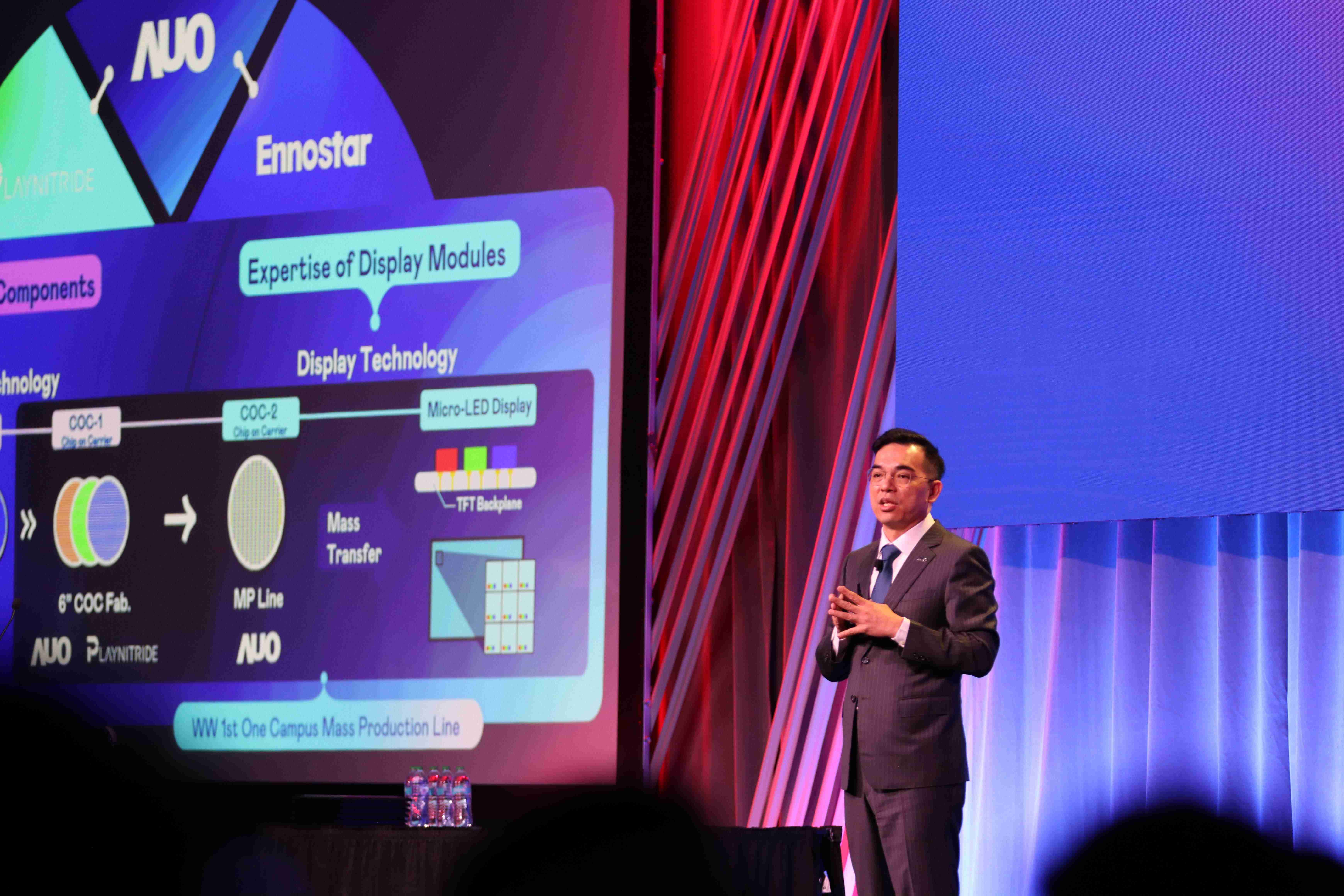 2025 SID显示周登场，，，壹号平台光电执行长暨总经理柯富仁博士以〝Redefining Displays: Inspiring New Possibilities〞发表主题演说，，带领壹号平台以智能显示解决方案先驱，，，透过AI赋能，，，重塑显示的视觉创新体验